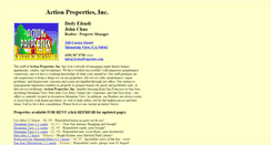 Desktop Screenshot of actionproperties.com